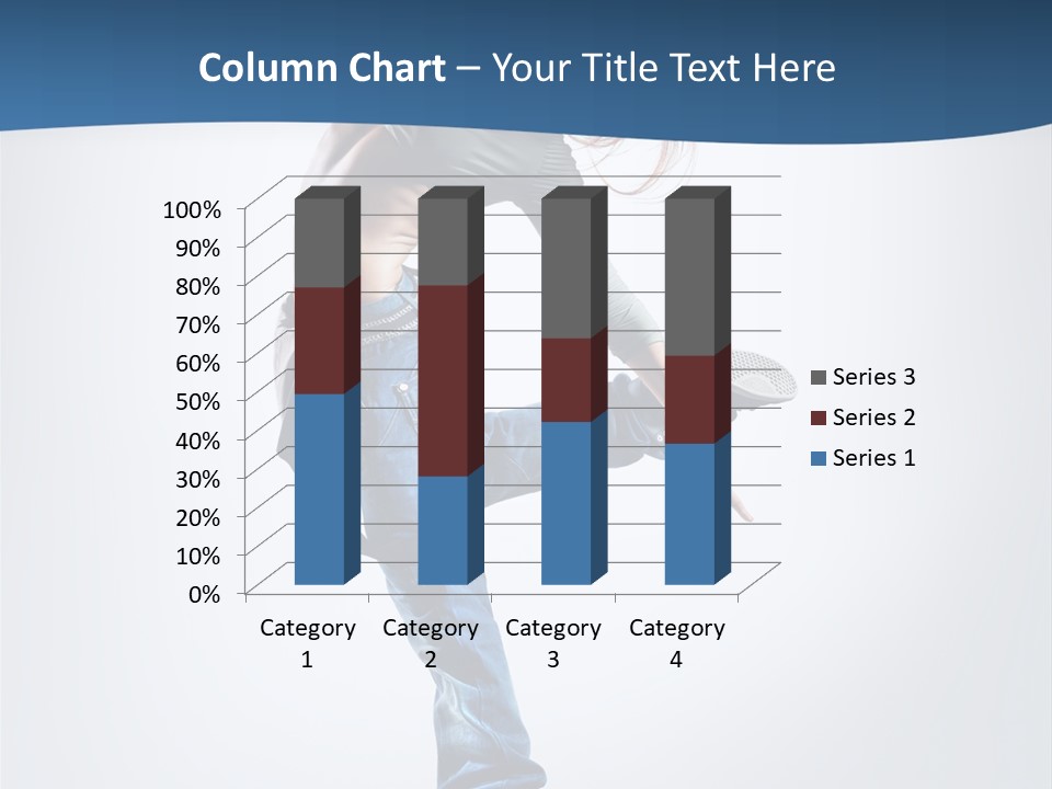 Dancer Stretching One PowerPoint Template