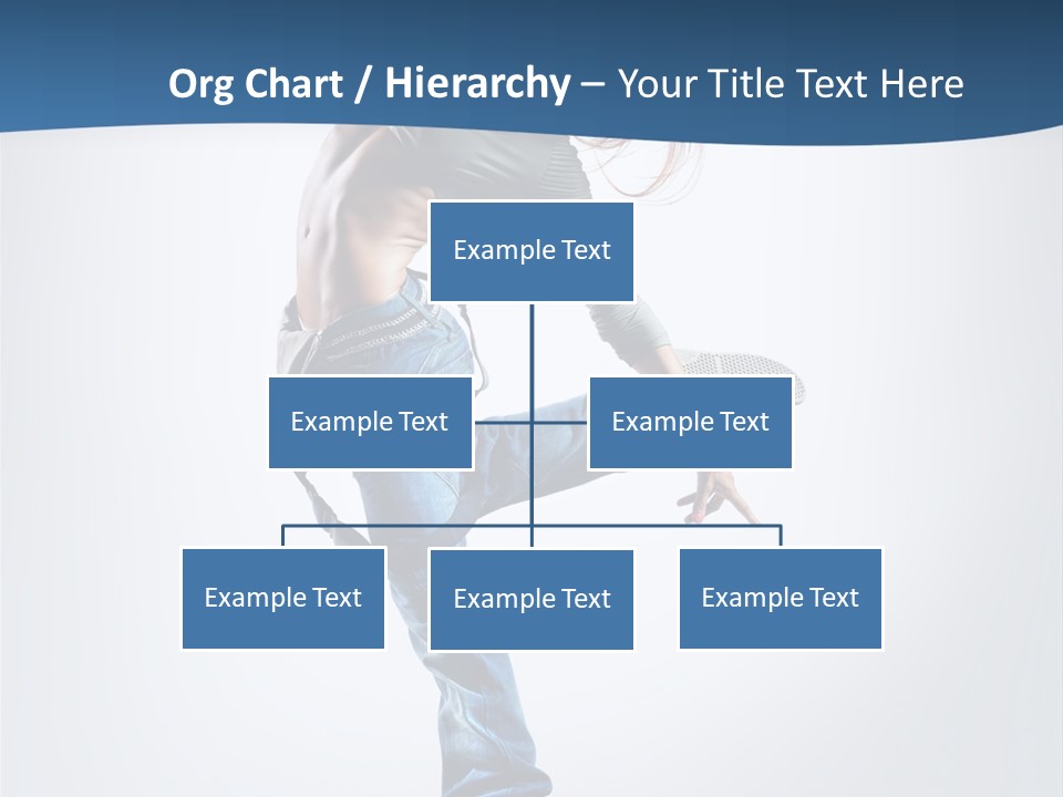 Dancer Stretching One PowerPoint Template