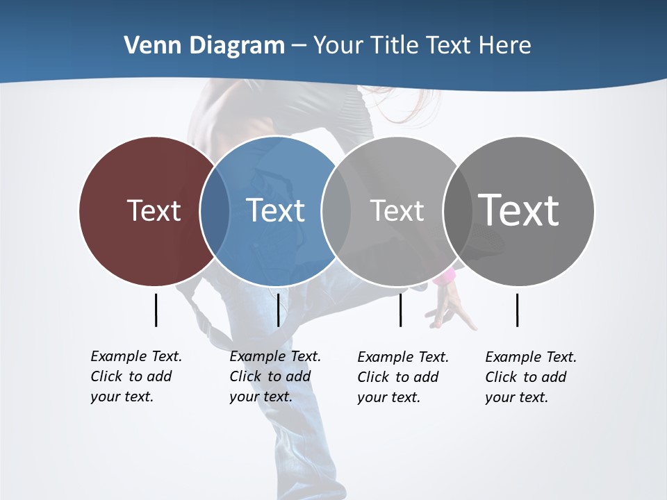 Dancer Stretching One PowerPoint Template