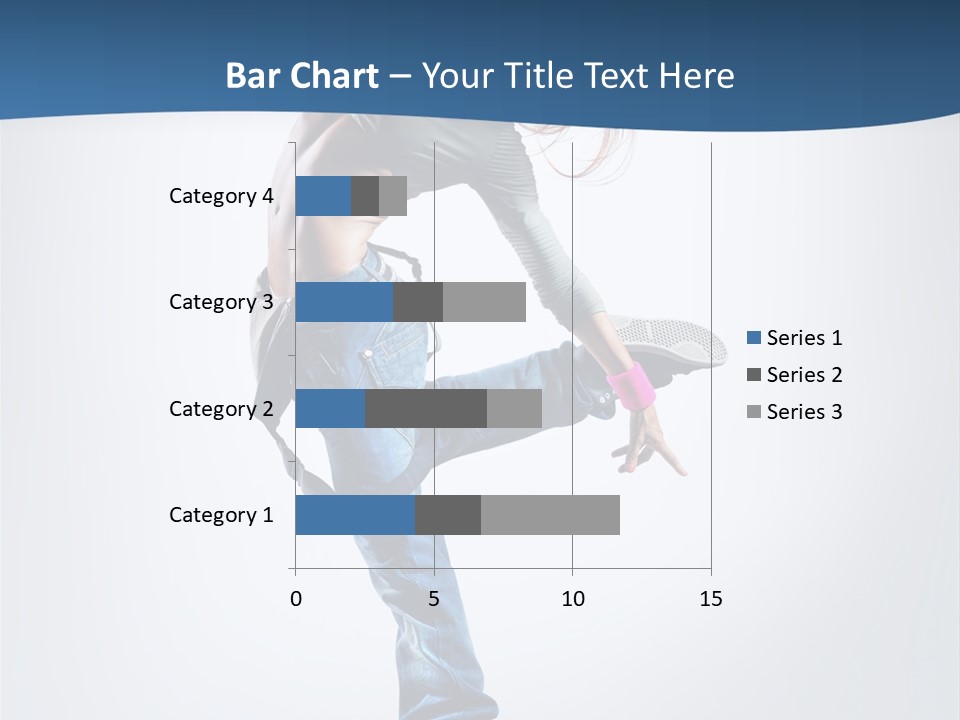 Dancer Stretching One PowerPoint Template