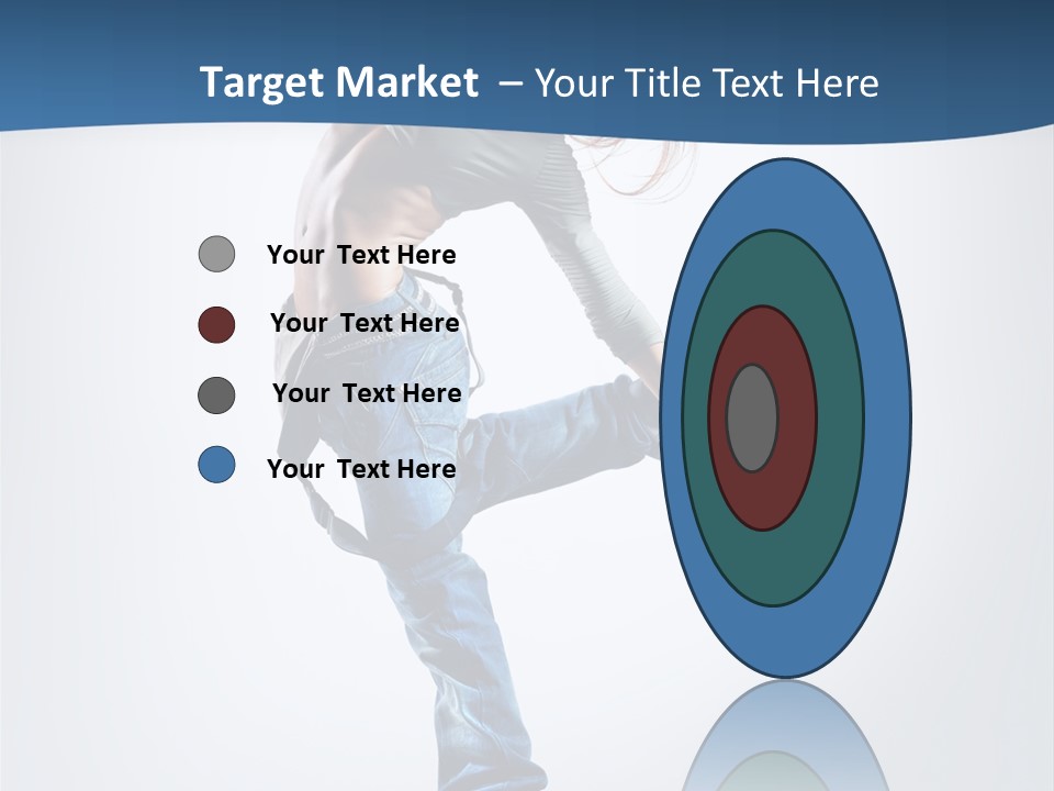 Dancer Stretching One PowerPoint Template