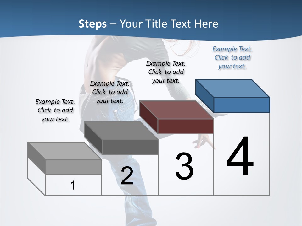 Dancer Stretching One PowerPoint Template