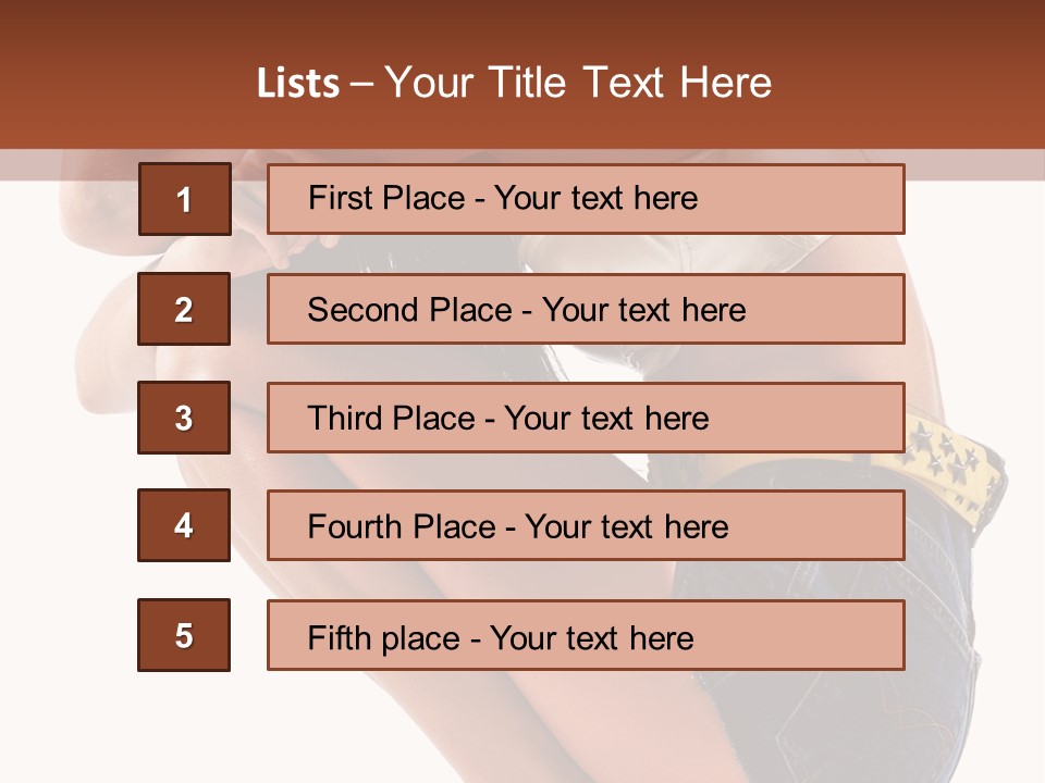 Performer Female Grace PowerPoint Template