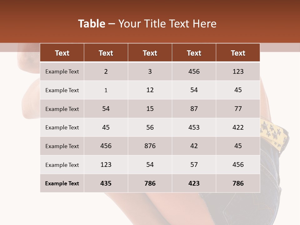 Performer Female Grace PowerPoint Template