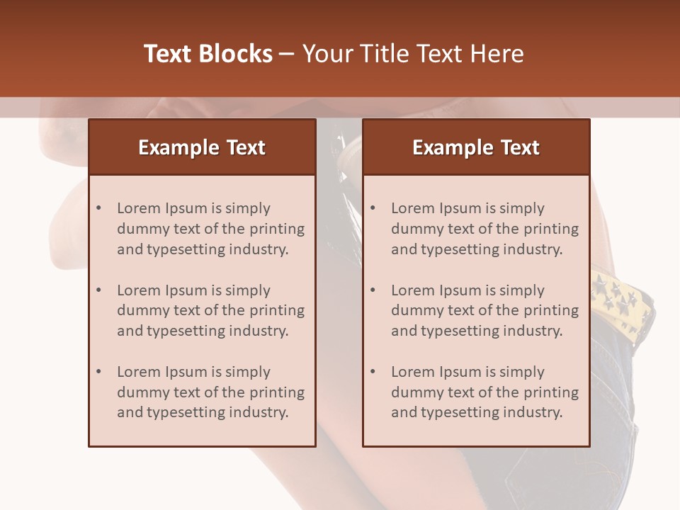 Performer Female Grace PowerPoint Template
