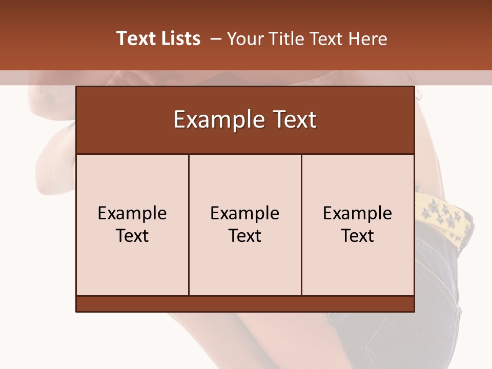 Performer Female Grace PowerPoint Template