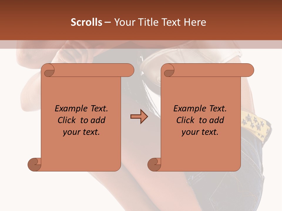 Performer Female Grace PowerPoint Template