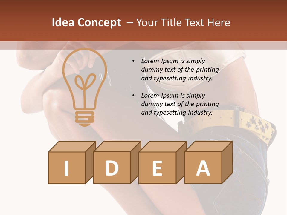 Performer Female Grace PowerPoint Template