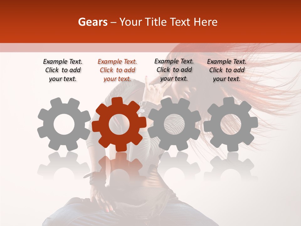 Gymnastic Performance Human PowerPoint Template