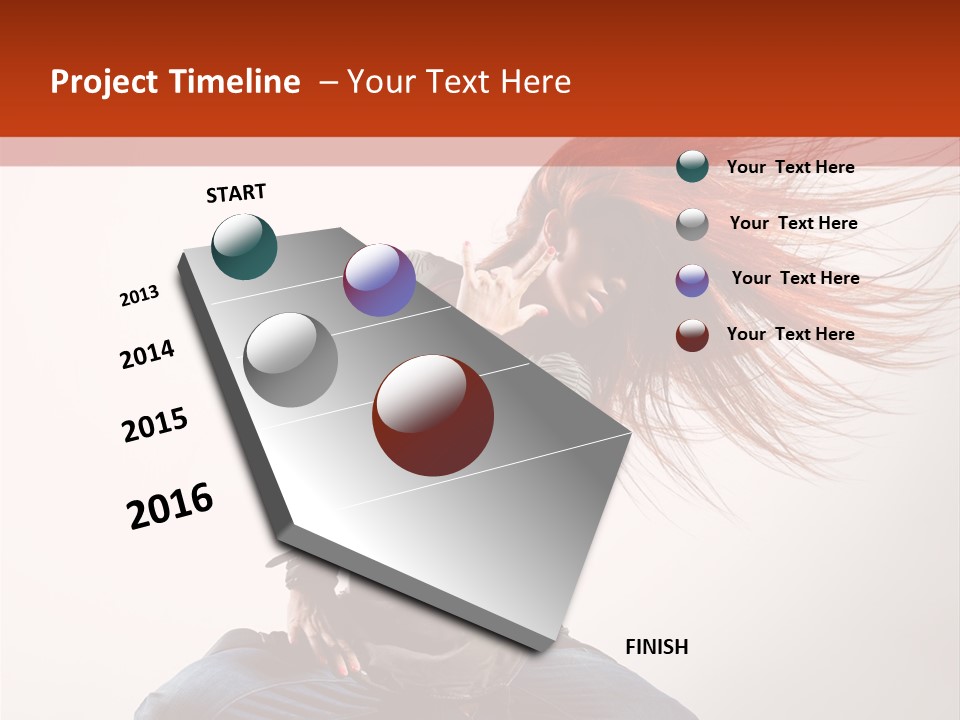 Gymnastic Performance Human PowerPoint Template