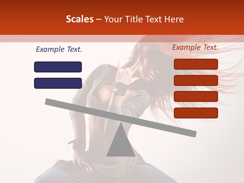 Gymnastic Performance Human PowerPoint Template