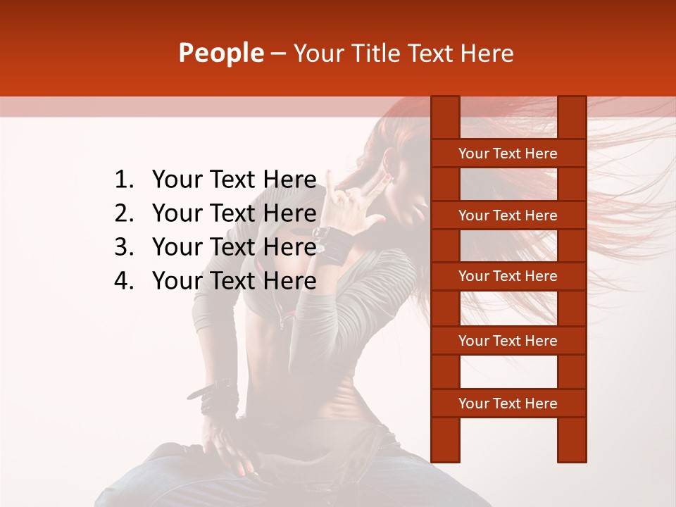 Gymnastic Performance Human PowerPoint Template