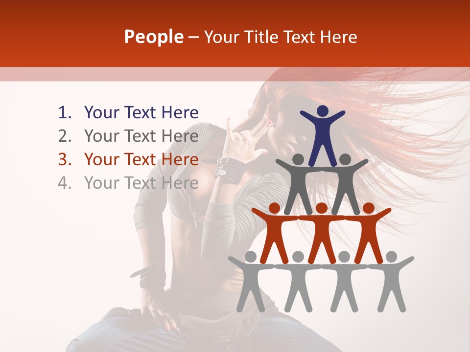 Gymnastic Performance Human PowerPoint Template