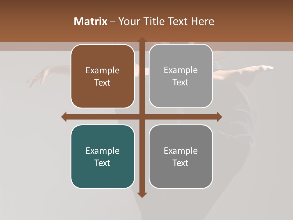 Attractive Performer Posing PowerPoint Template