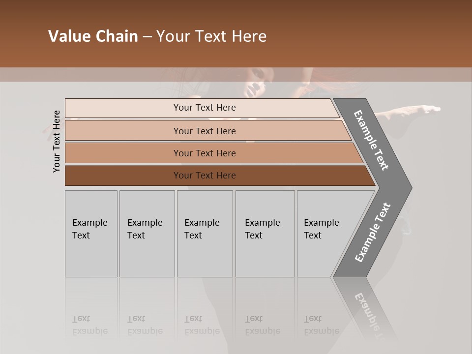 Attractive Performer Posing PowerPoint Template