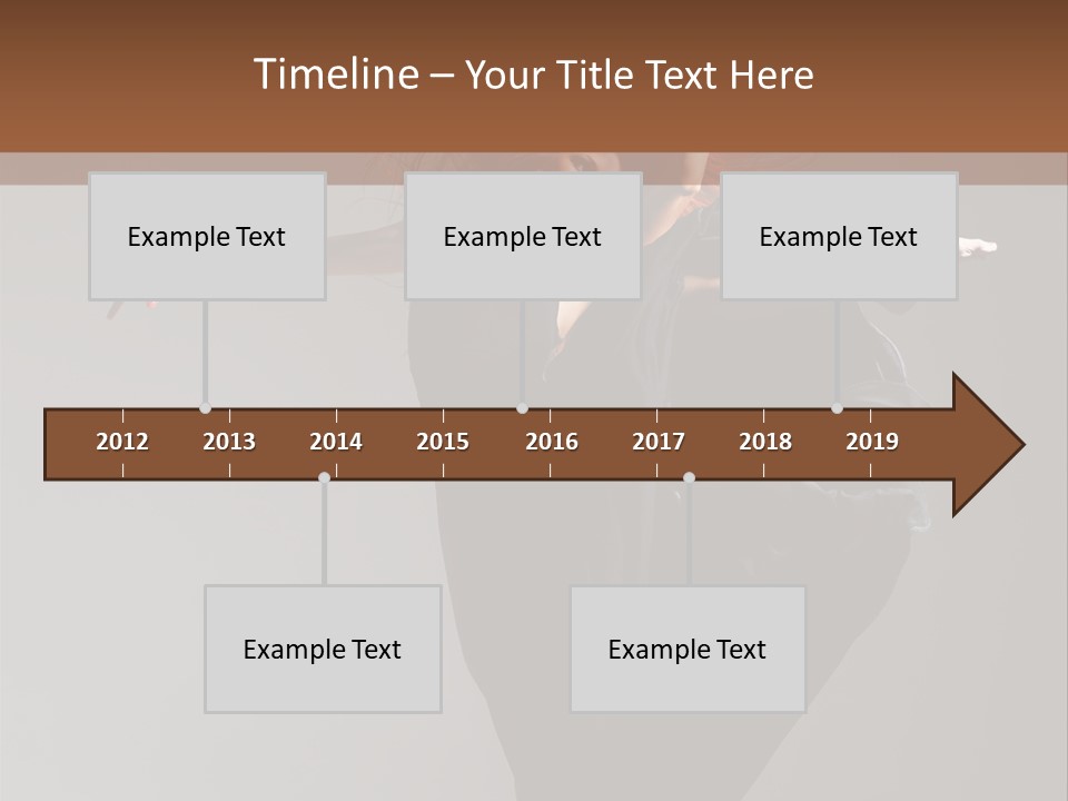 Attractive Performer Posing PowerPoint Template