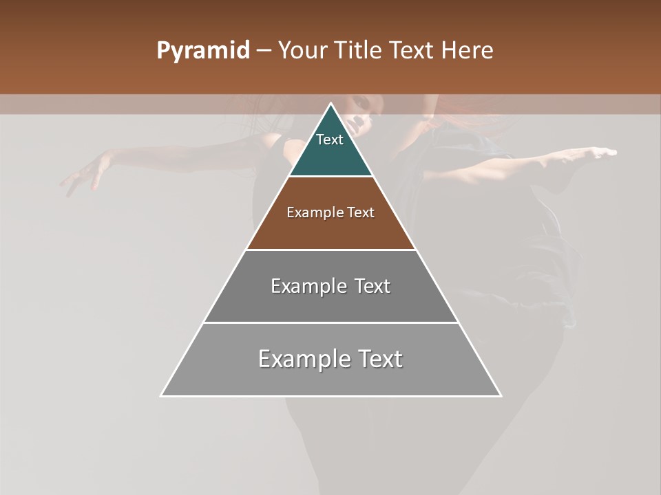 Attractive Performer Posing PowerPoint Template