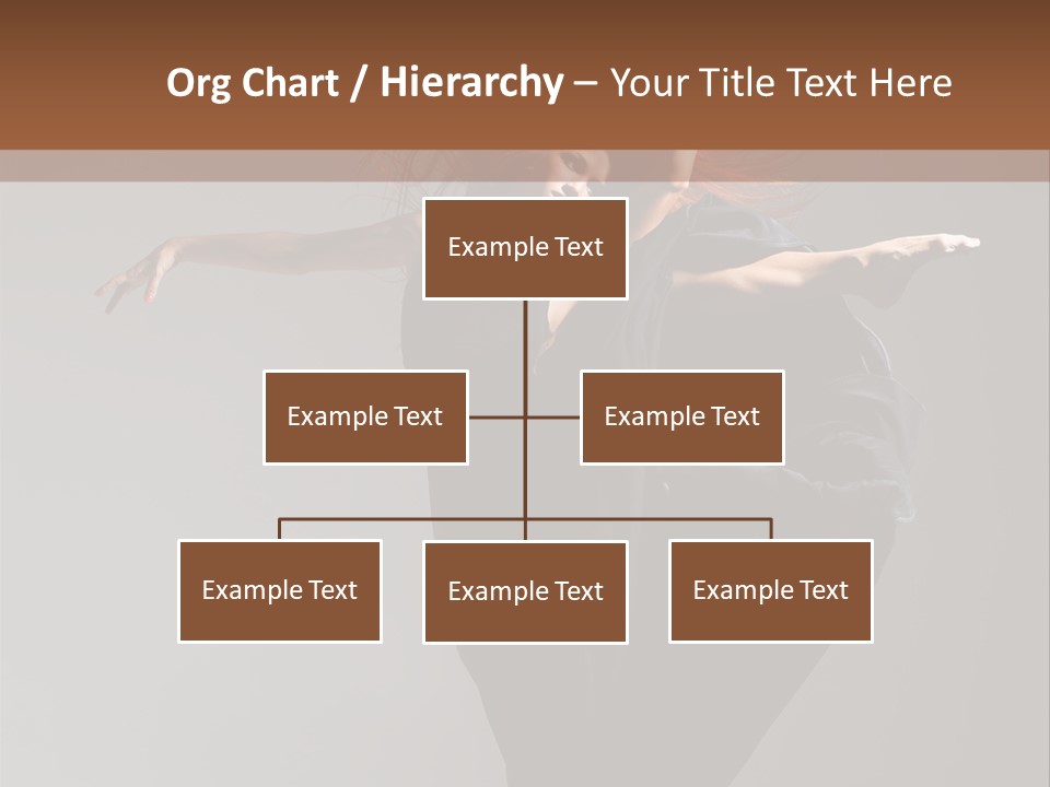 Attractive Performer Posing PowerPoint Template