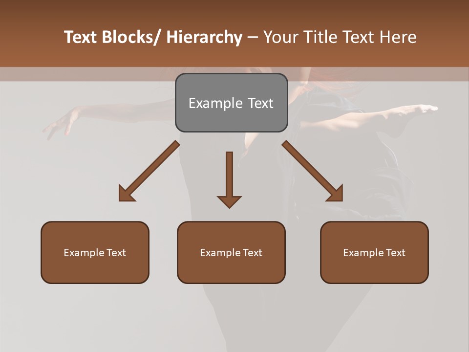 Attractive Performer Posing PowerPoint Template