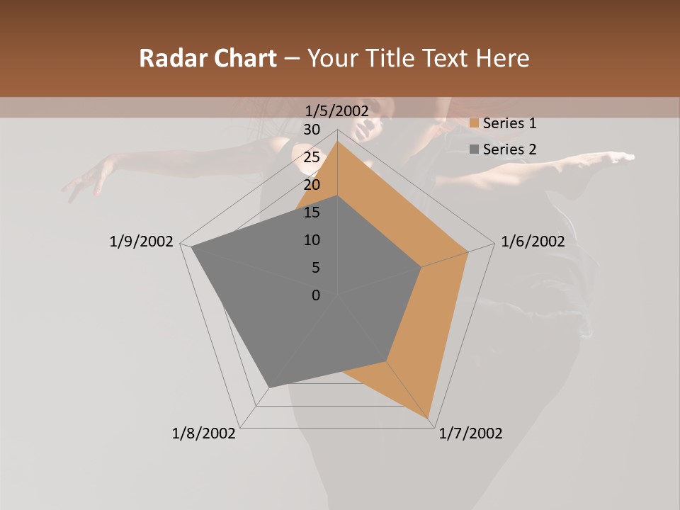 Attractive Performer Posing PowerPoint Template