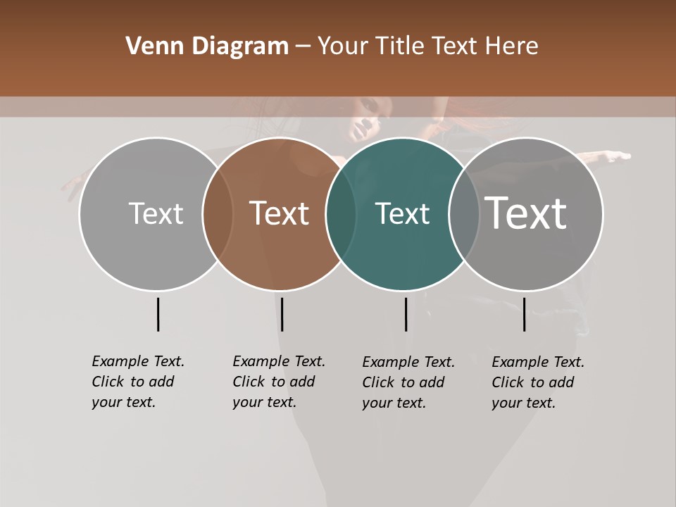 Attractive Performer Posing PowerPoint Template