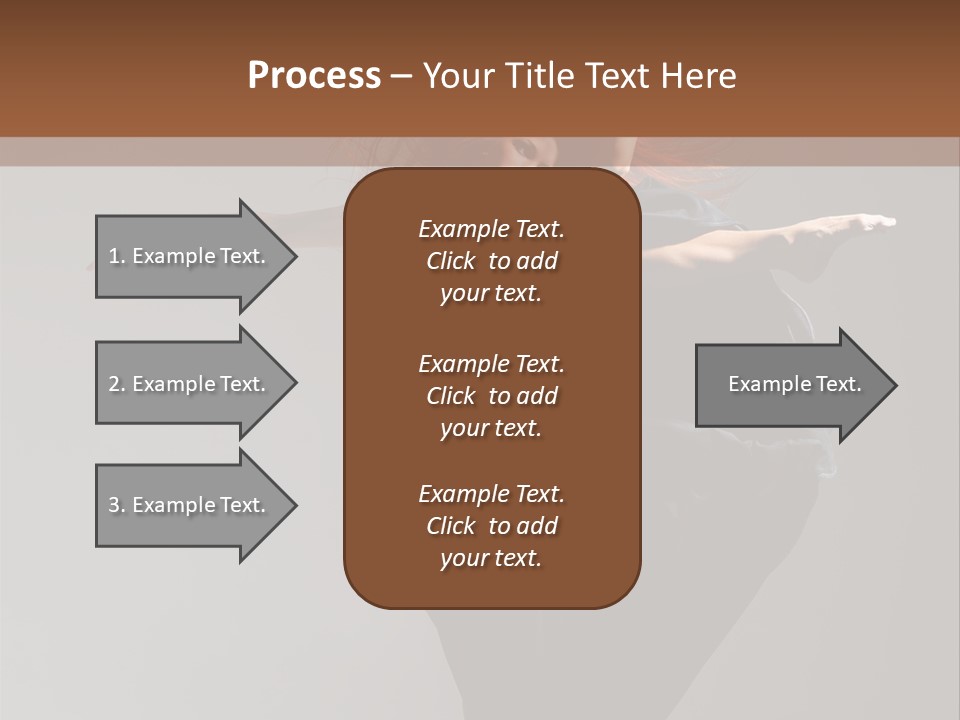 Attractive Performer Posing PowerPoint Template