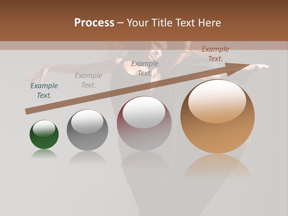 Attractive Performer Posing PowerPoint Template