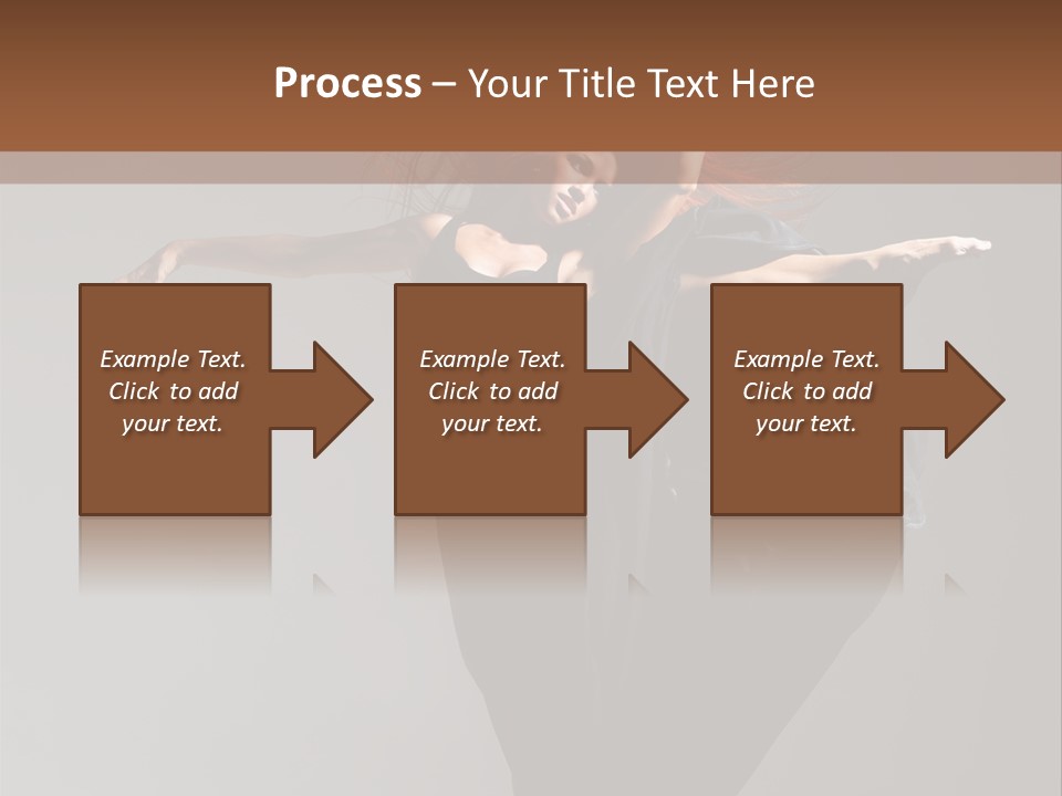 Attractive Performer Posing PowerPoint Template