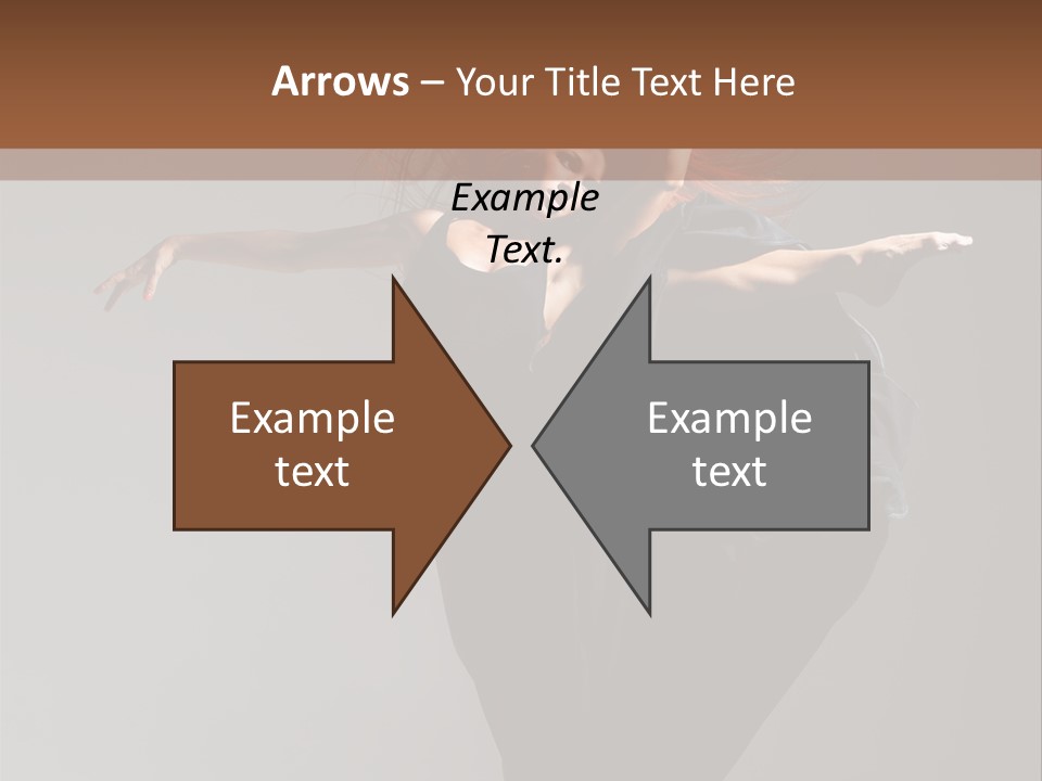 Attractive Performer Posing PowerPoint Template