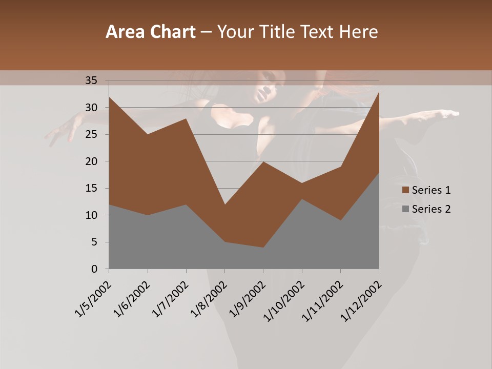 Attractive Performer Posing PowerPoint Template