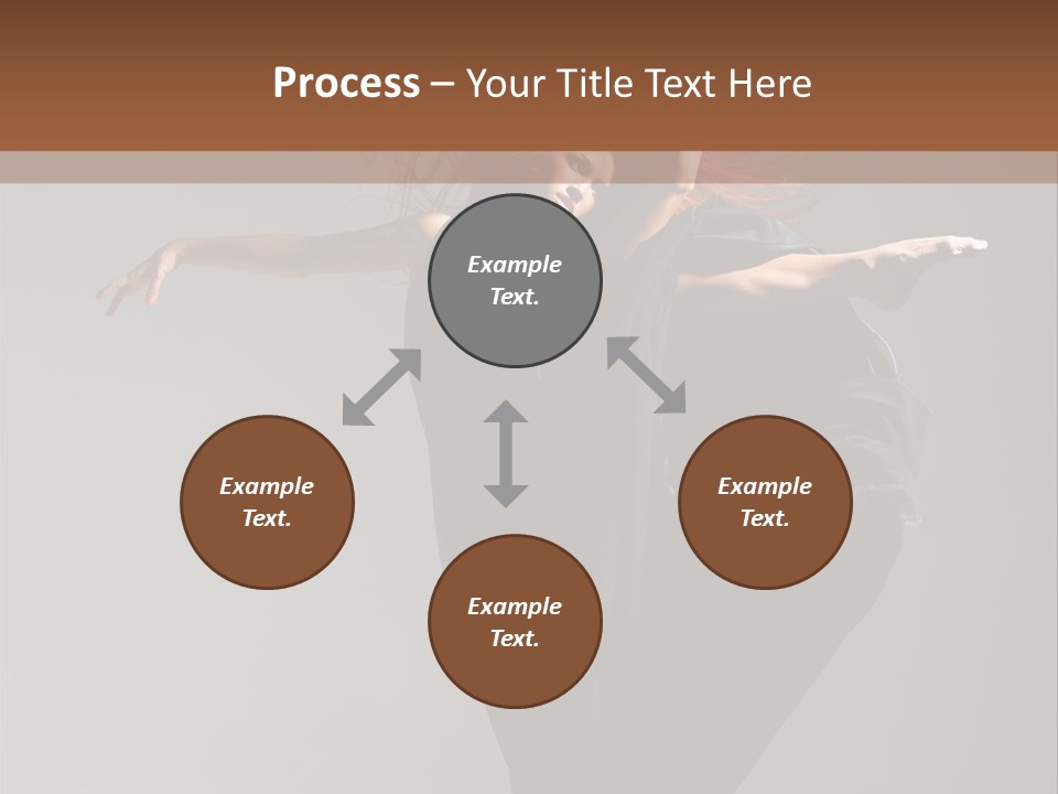 Attractive Performer Posing PowerPoint Template