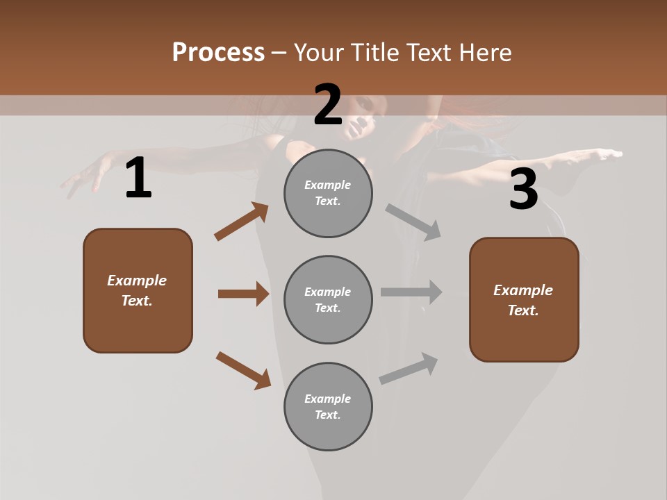 Attractive Performer Posing PowerPoint Template
