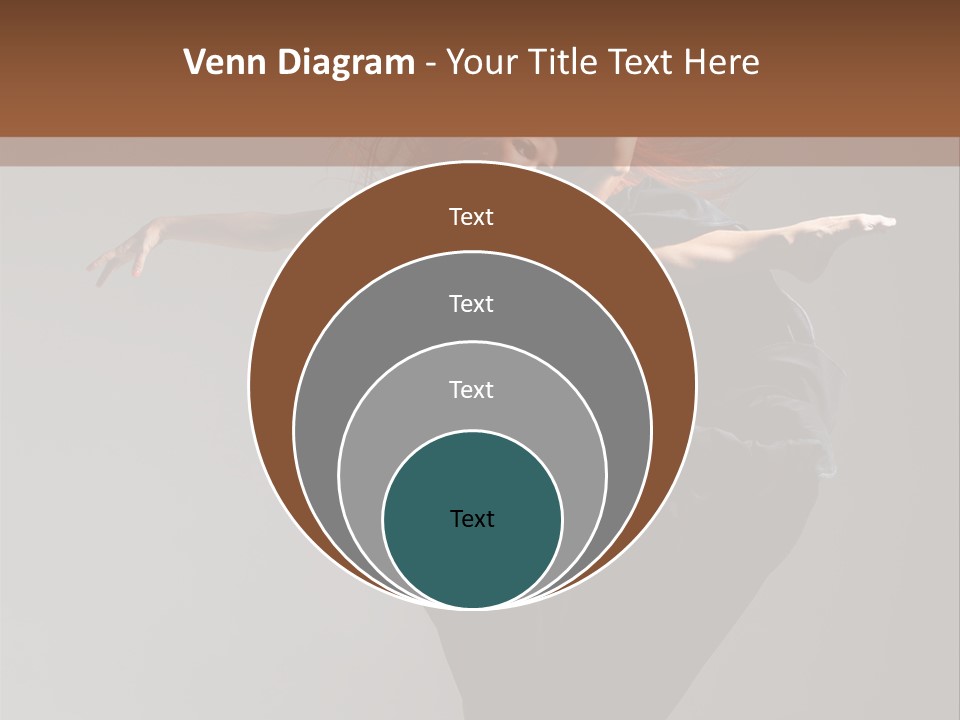 Attractive Performer Posing PowerPoint Template