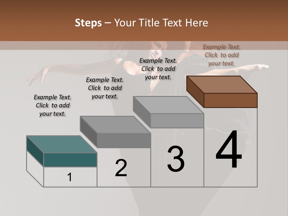 Attractive Performer Posing PowerPoint Template