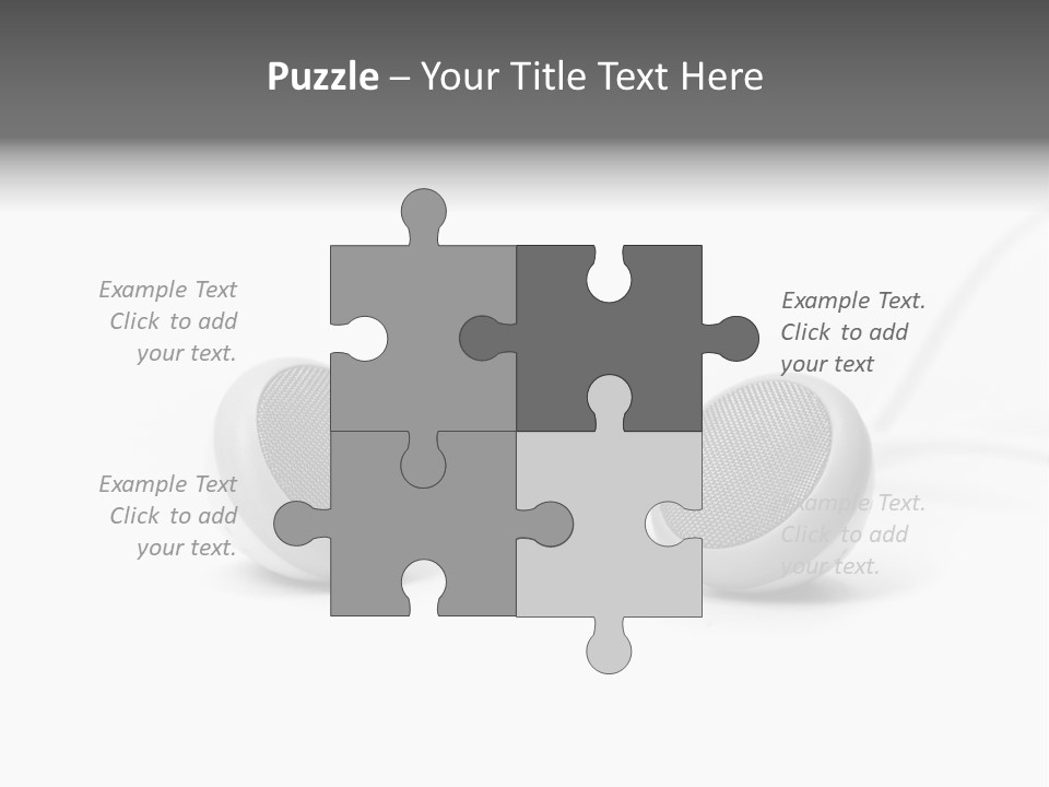 Personal Accessory Electrical Cable PowerPoint Template