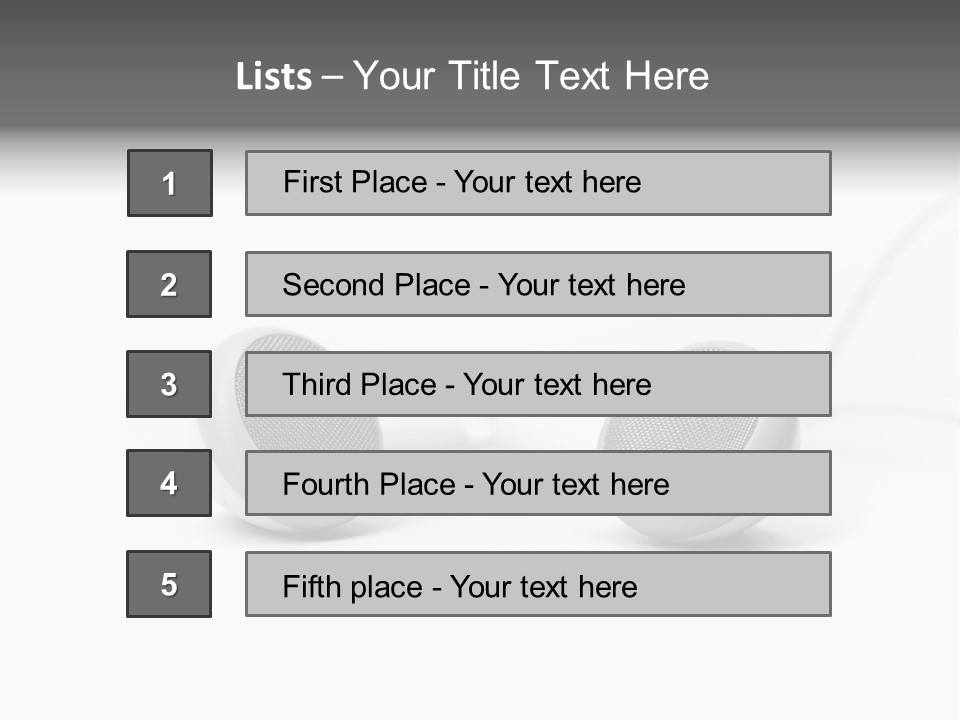 Personal Accessory Electrical Cable PowerPoint Template