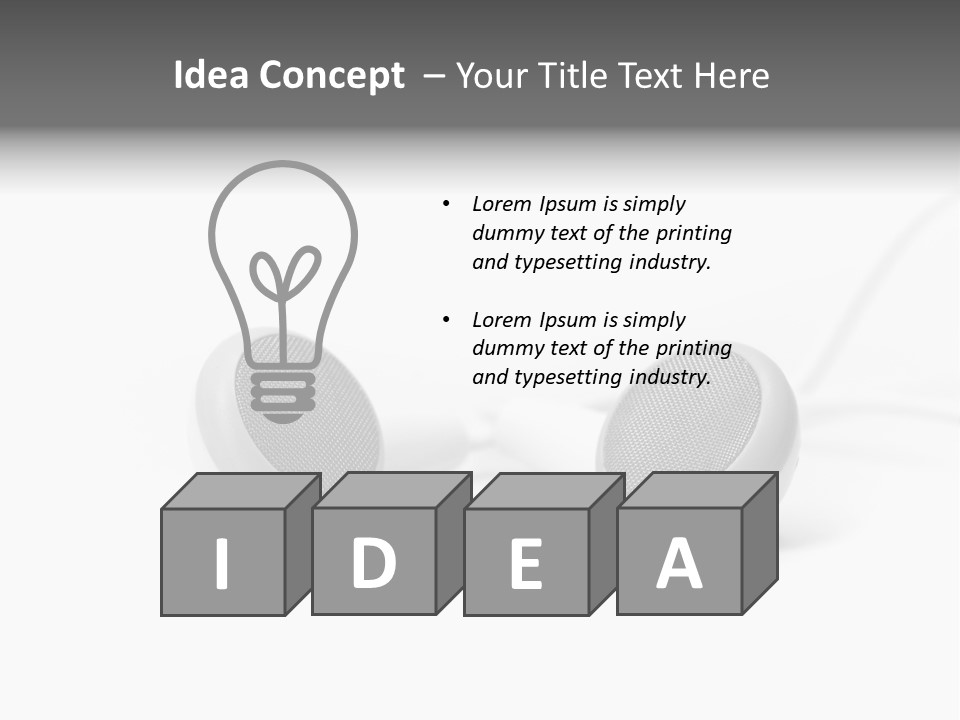Personal Accessory Electrical Cable PowerPoint Template