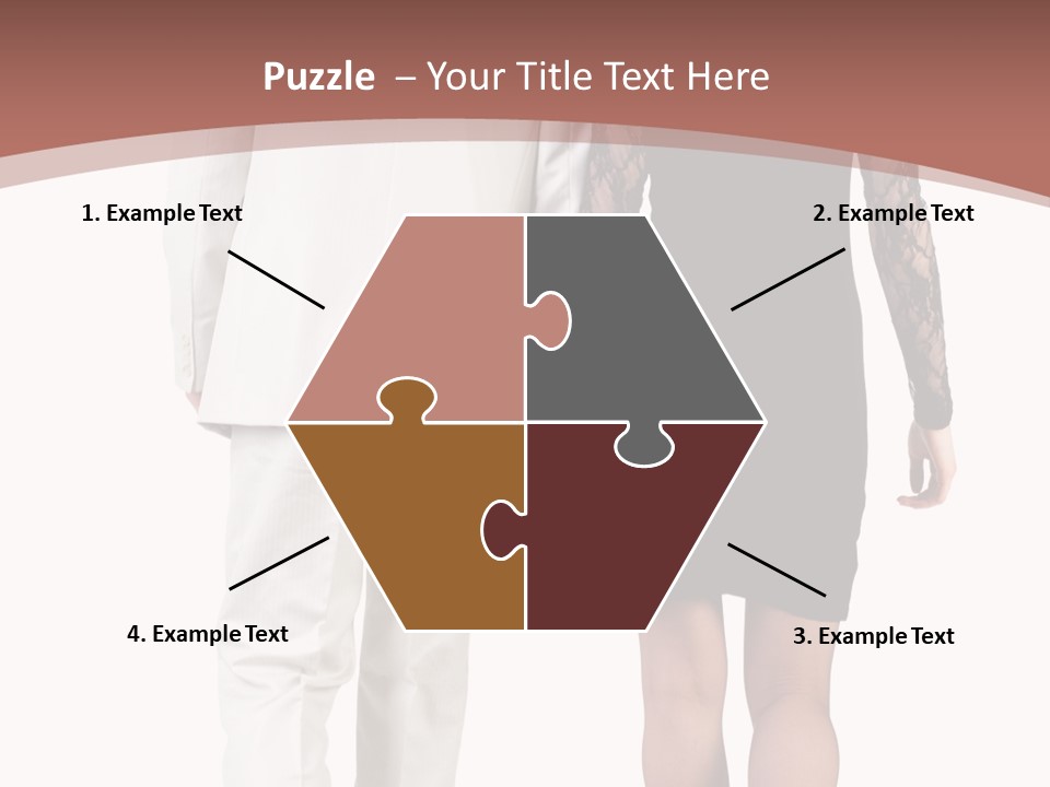 Step Treading Guy PowerPoint Template