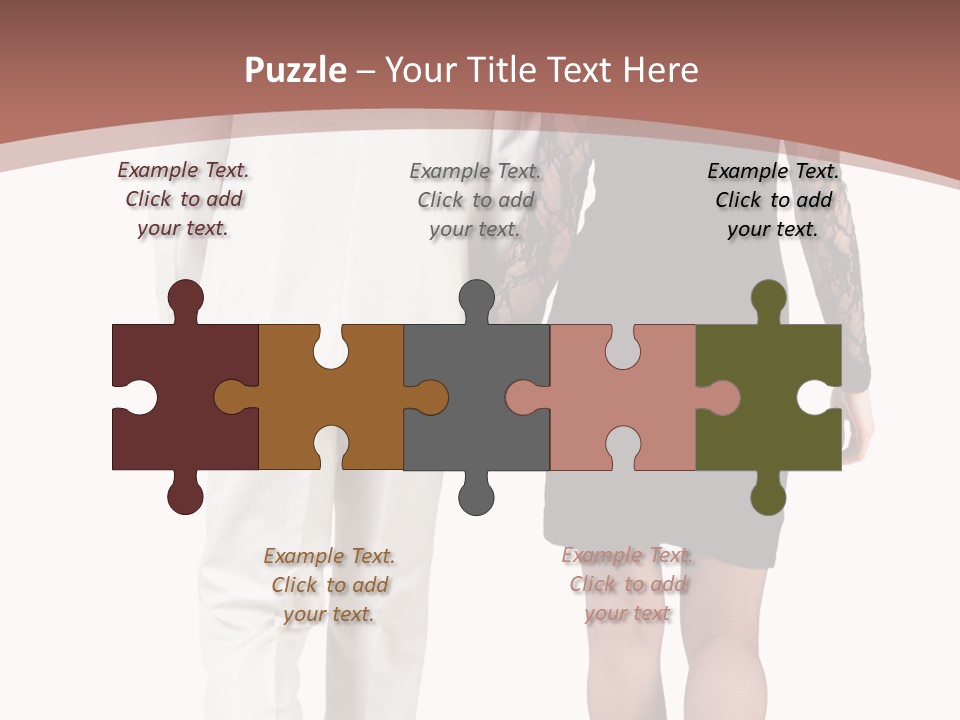 Step Treading Guy PowerPoint Template