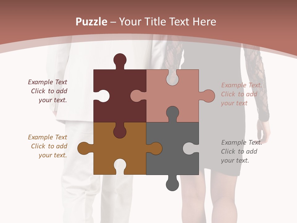 Step Treading Guy PowerPoint Template