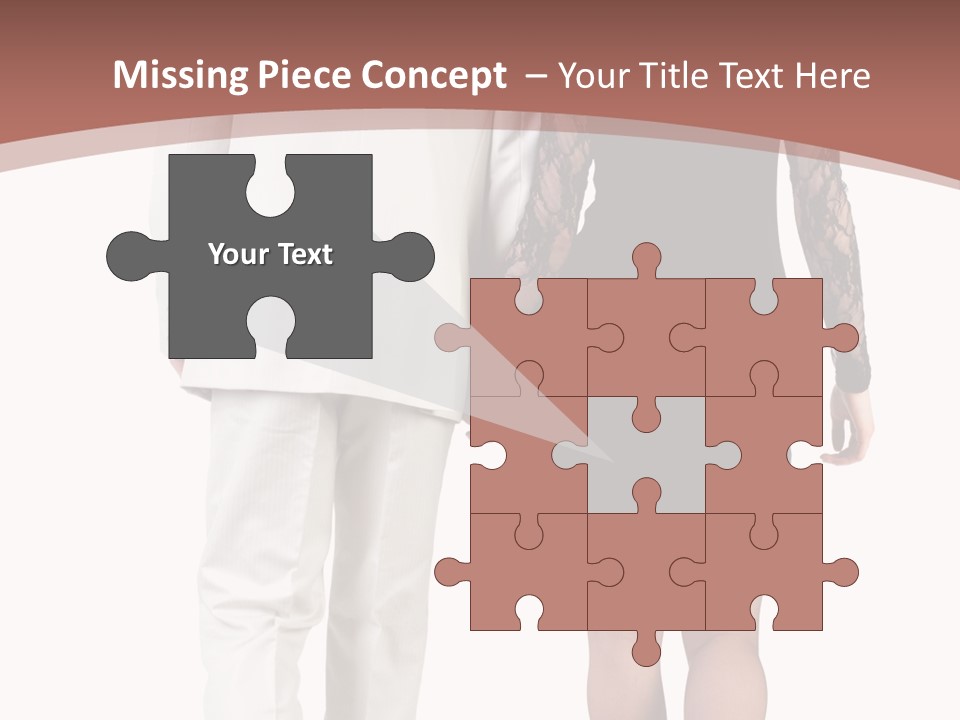 Step Treading Guy PowerPoint Template