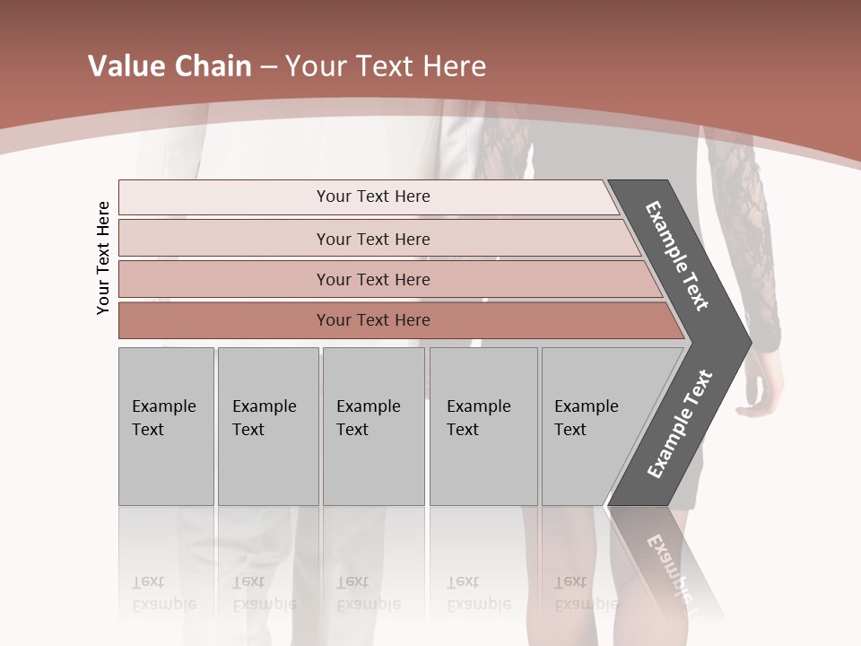 Step Treading Guy PowerPoint Template