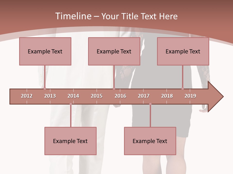 Step Treading Guy PowerPoint Template