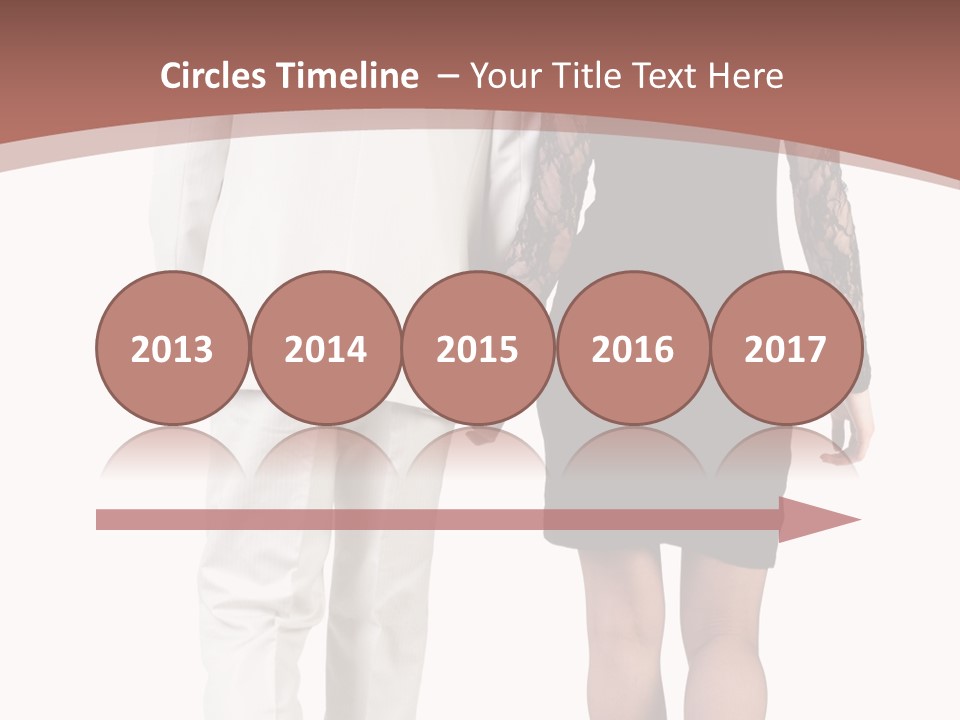 Step Treading Guy PowerPoint Template