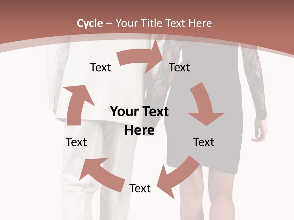 Step Treading Guy PowerPoint Template