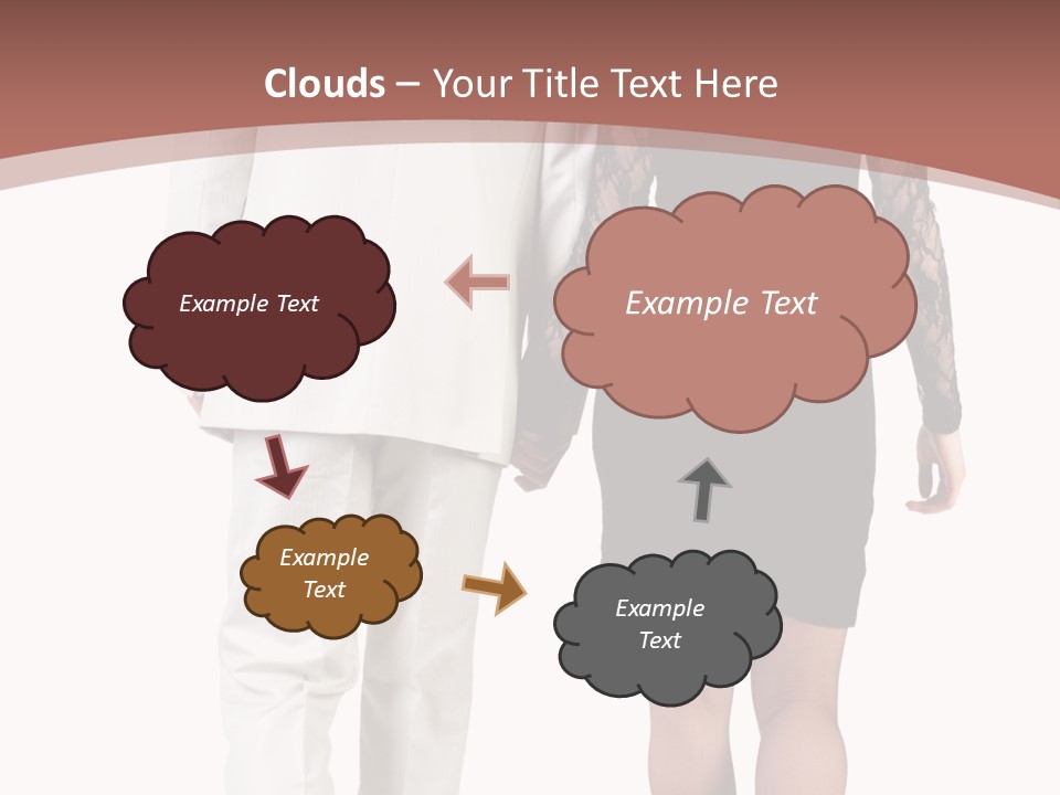 Step Treading Guy PowerPoint Template