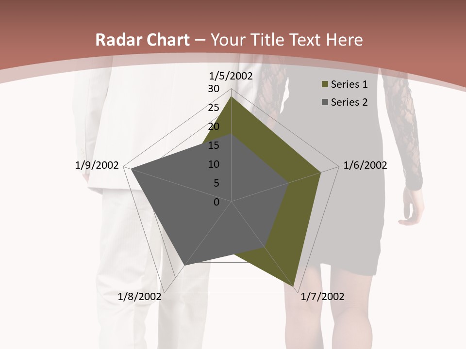 Step Treading Guy PowerPoint Template