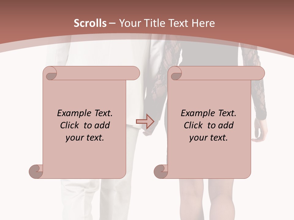 Step Treading Guy PowerPoint Template