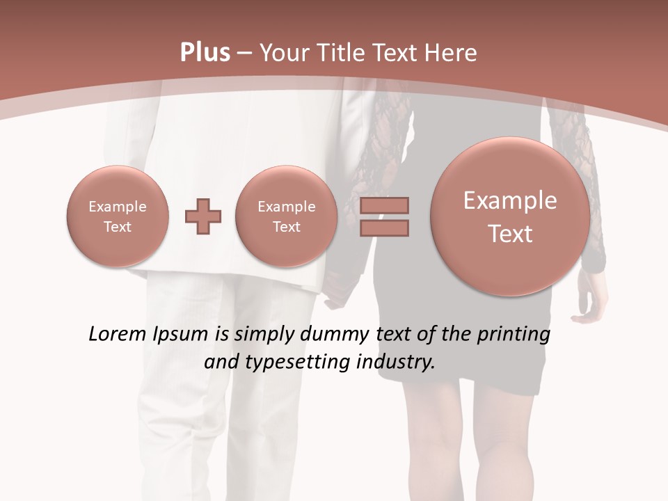 Step Treading Guy PowerPoint Template