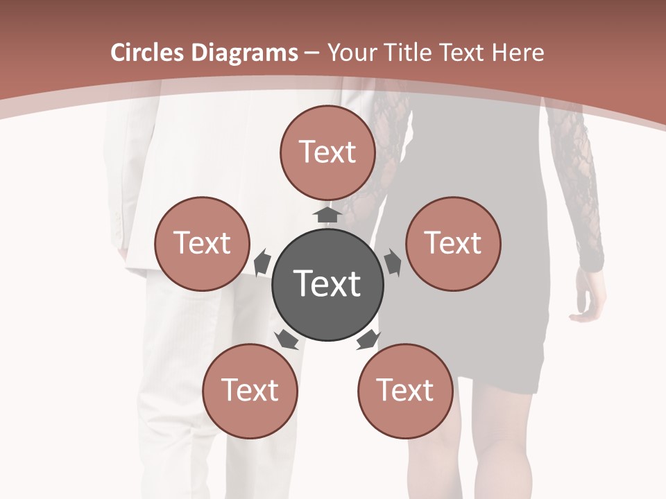 Step Treading Guy PowerPoint Template